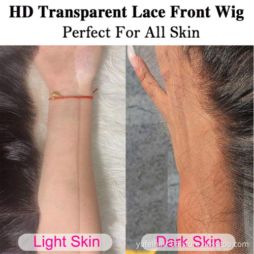 Wholesale Jerry Curly 13X4 Transparent Lace Front Human Hair Wig Natural Long Raw Brazilian Hair Kinky CurlyLace Wig